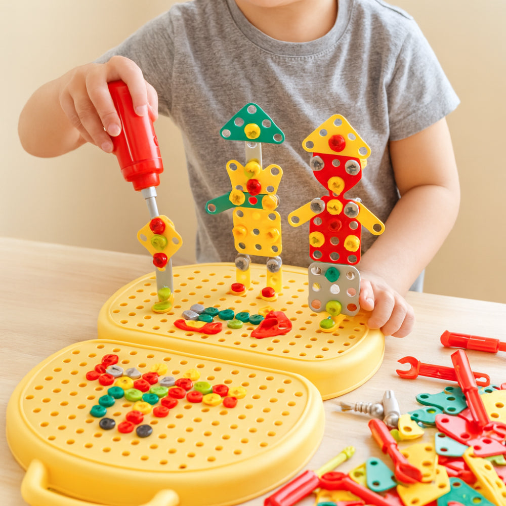 Montessori Inspired Building Set For Kids STEM Activity Kit | Temsk
