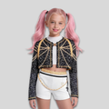 K-Pop Tanzkostüm-Set für Kinder Bühnenoutfit Bundle | Temsk