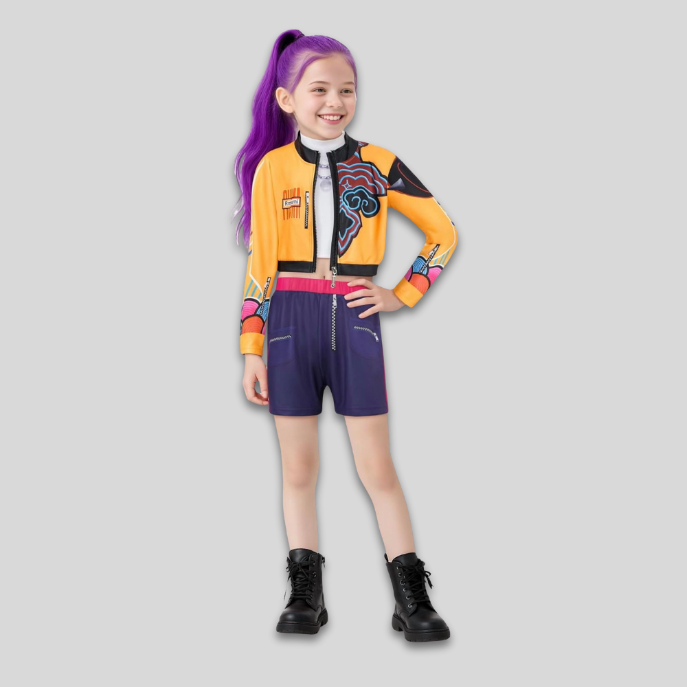 K-Pop Tanzkostüm-Set für Kinder Bühnenoutfit Bundle | Temsk