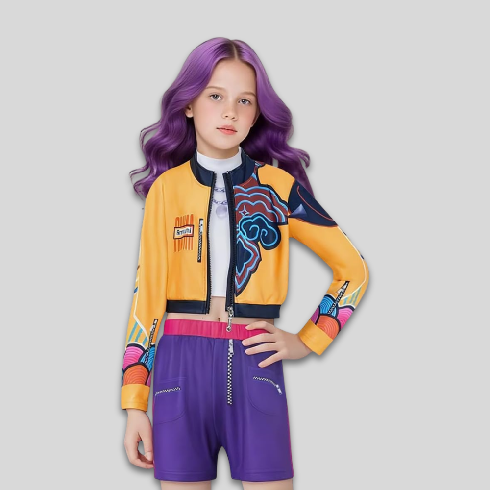 K-Pop Tanzkostüm-Set für Kinder Bühnenoutfit Bundle | Temsk