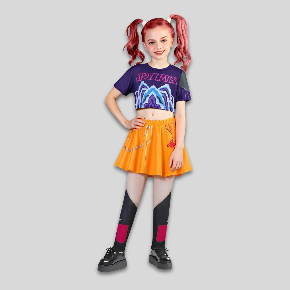 K-Pop Tanzkostüm-Set für Kinder Bühnenoutfit Bundle | Temsk