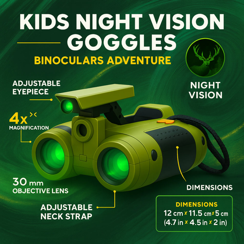 Night Vision Binoculars For Kids Outdoor Exploration Toy | Temsk