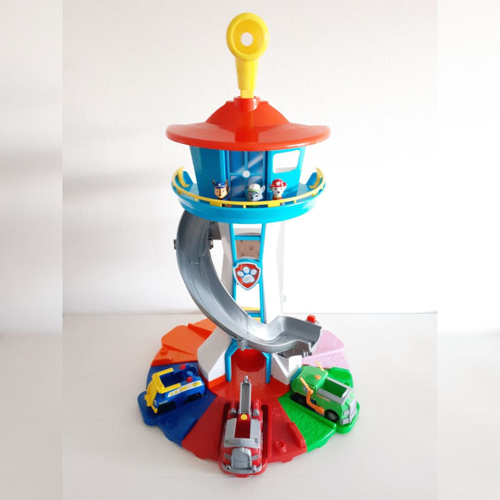 Kids Playset With Slide Tower And Toy Cars For Creative Pretend Play | Temsk