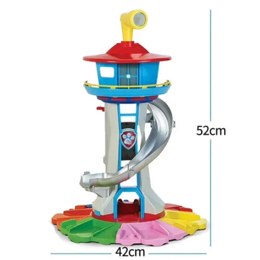 Phantasievolles Autorennbahn-Spielset mit Rutschenturm für Kinder | Temsk