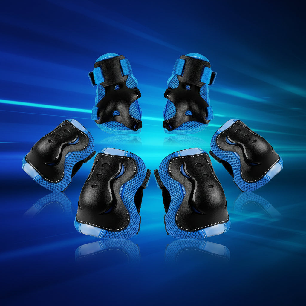 Kids Adjustable Knee Pads Elbow Guards Wrist Guards | Temsk