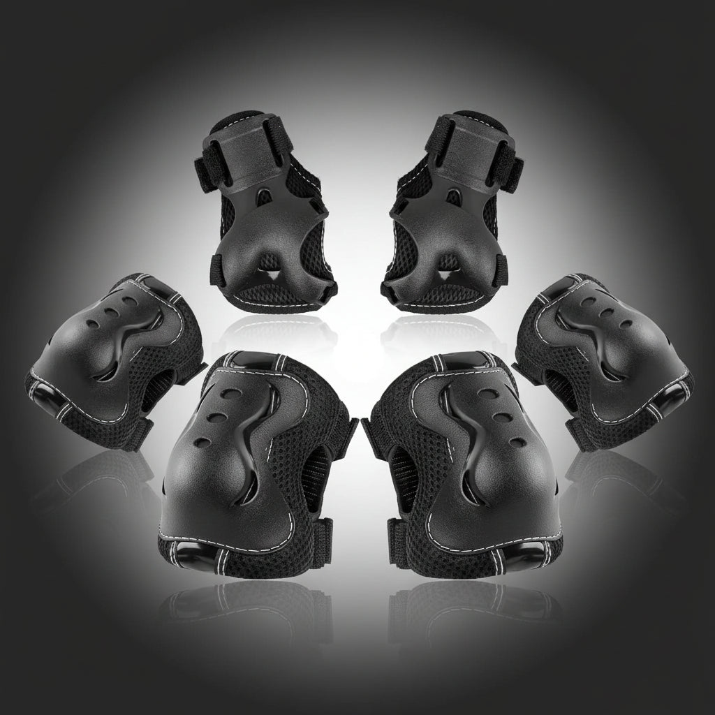 Kids Adjustable Knee Pads Elbow Guards Wrist Guards | Temsk