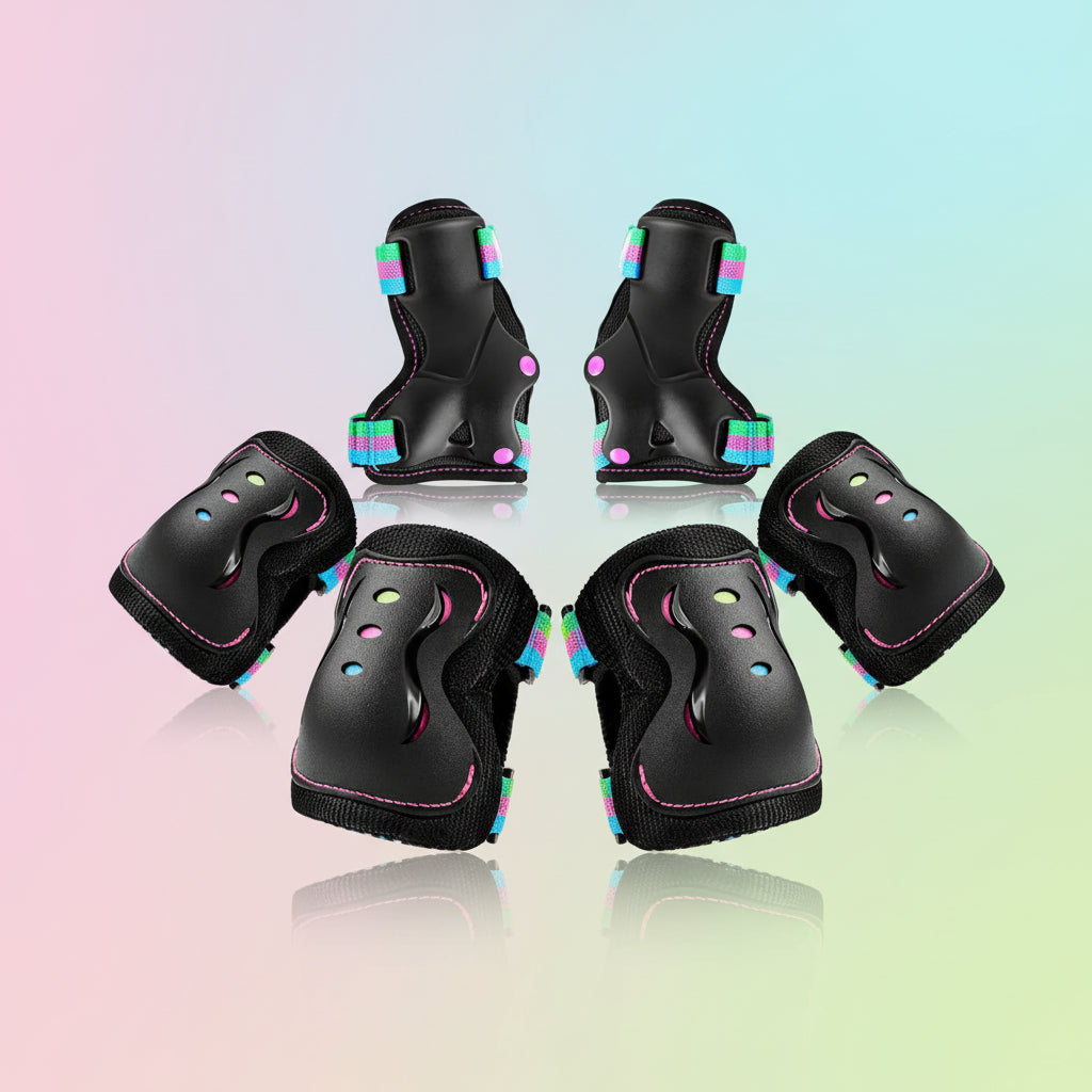 Kids Adjustable Knee Pads Elbow Guards Wrist Guards | Temsk