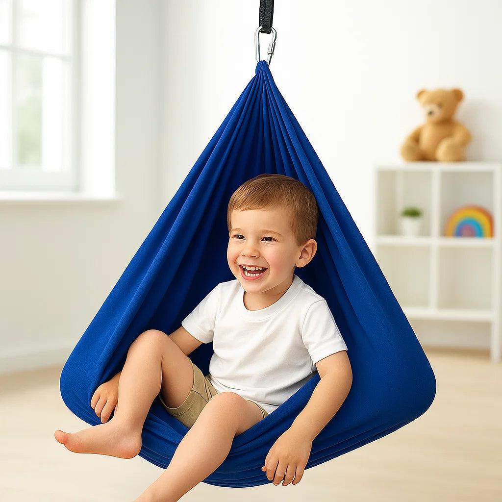 Beruhigende Indoor-Kinder-Sensorik-Pod-Schaukel für ruhiges Spielen | Temsk