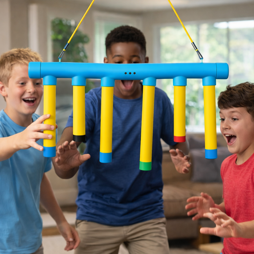 Kids Reflex Training Game With Falling Stick Drop Toy | Temsk