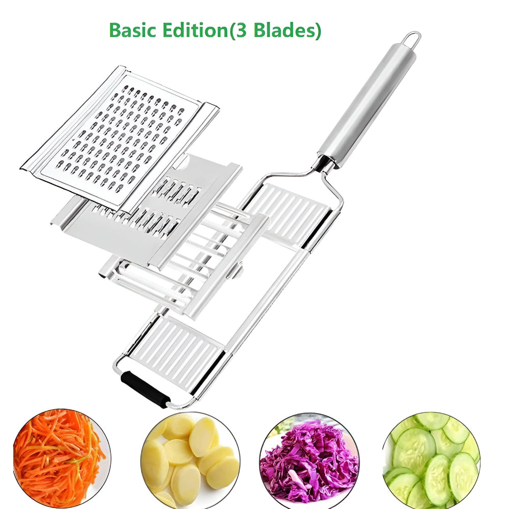 Stainless Steel Mandoline Slicer And Vegetable Cutter Set | Temsk