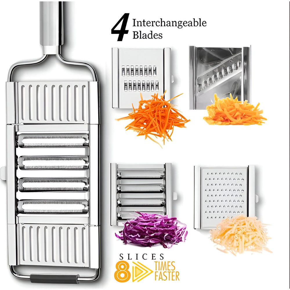 Stainless Steel Mandoline Slicer And Vegetable Cutter Set | Temsk