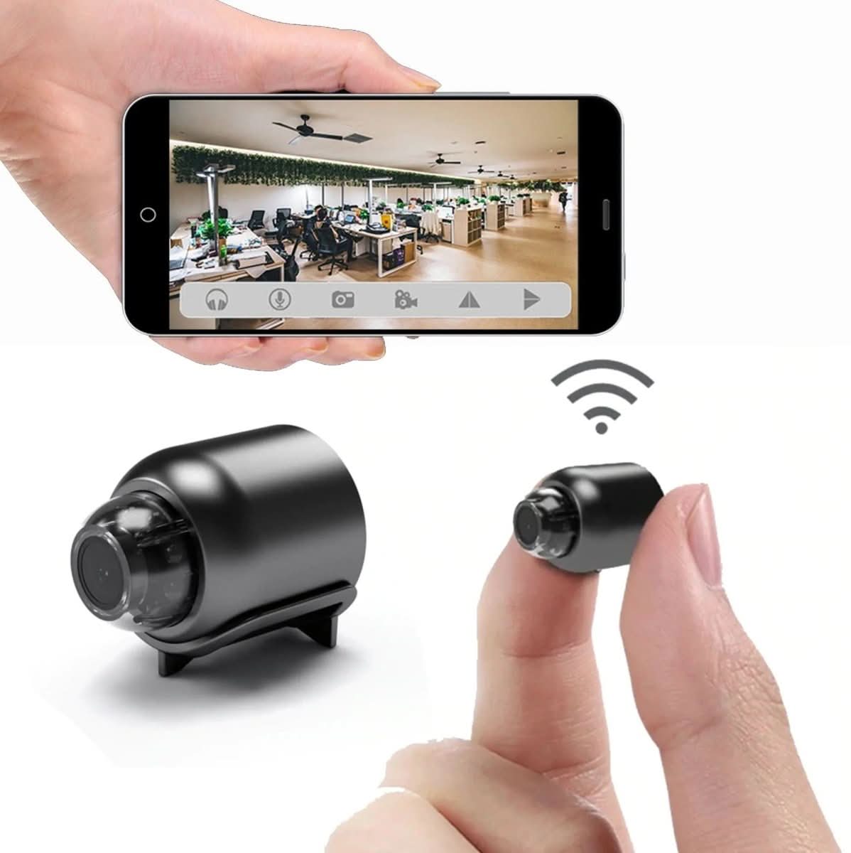 LumaGuard Mini Cam Wireless Night Vision Camera For Discreet Surveillance | Temsk