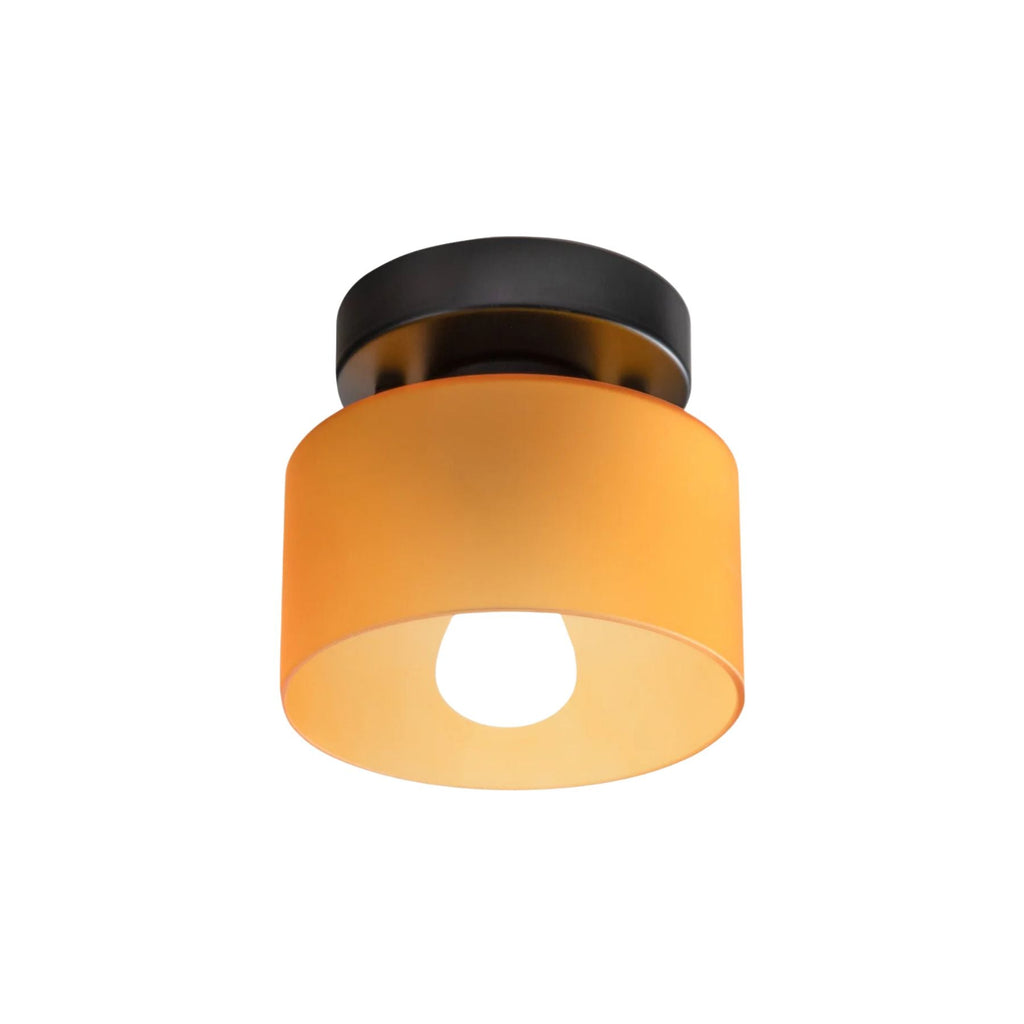 Amber glas retro loftslampe E27/E26 til køkken, gang og stue | Temsk