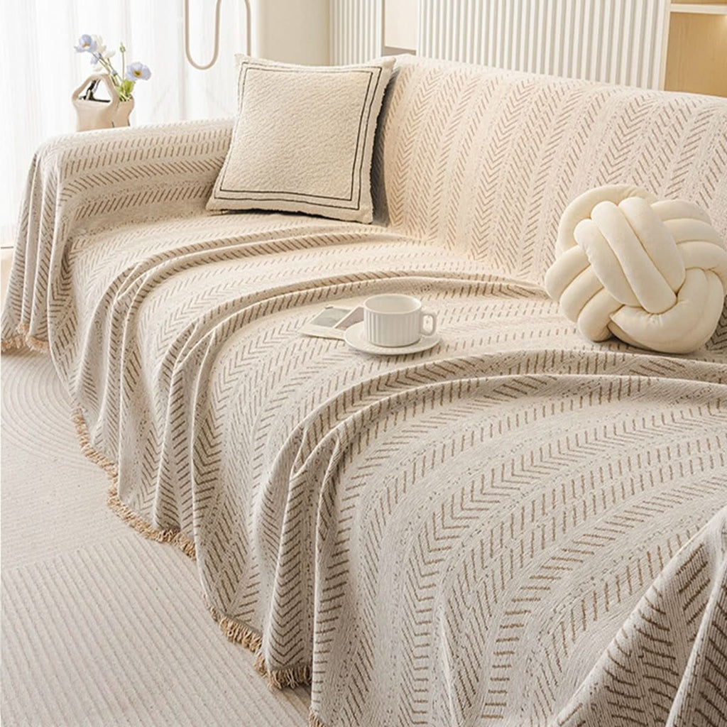CozyWeave Chenille Sofa Cover Scratch-Resistant And Washable | Temsk