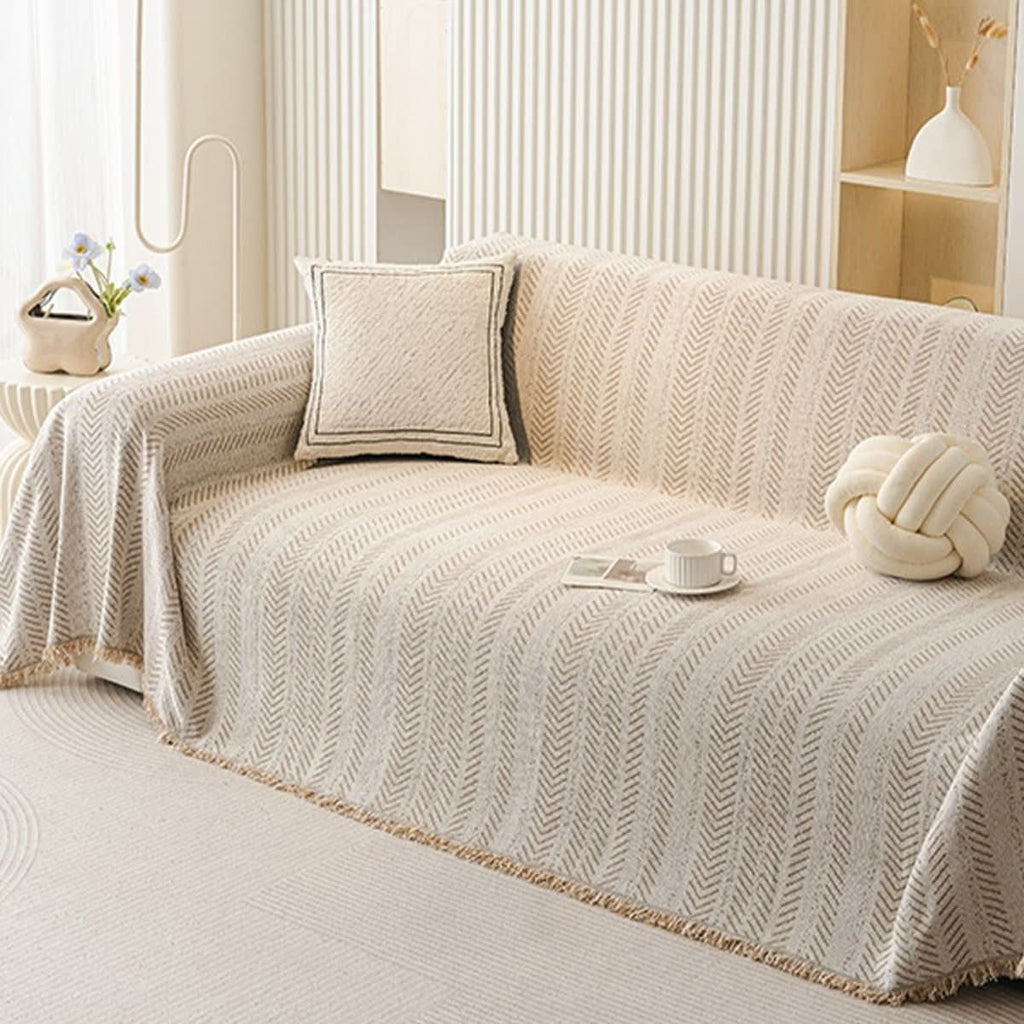 CozyWeave Chenille Sofa Cover Scratch-Resistant And Washable | Temsk
