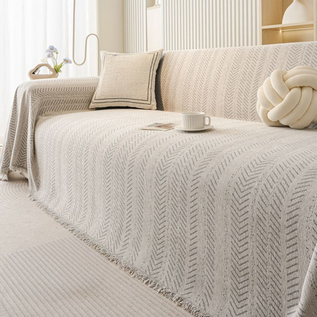 CozyWeave Chenille Sofa Cover Scratch-Resistant And Washable | Temsk