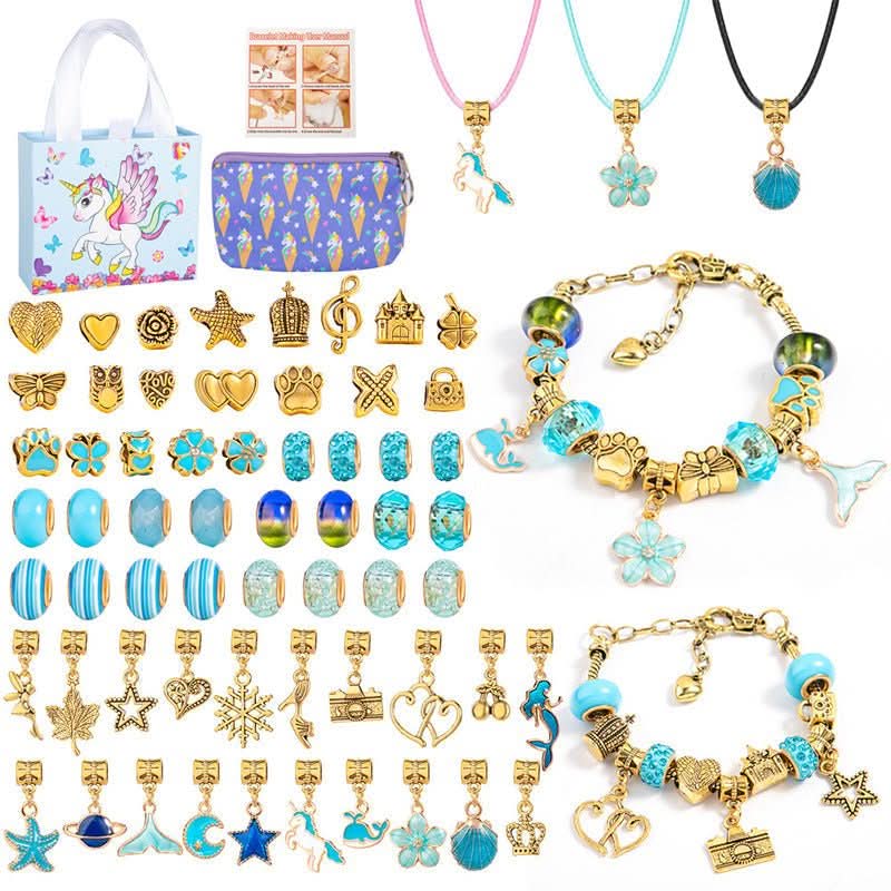 LuminaCraft Creative Bracelet Craft Kit For Girls With Sparkling Charms | Temsk