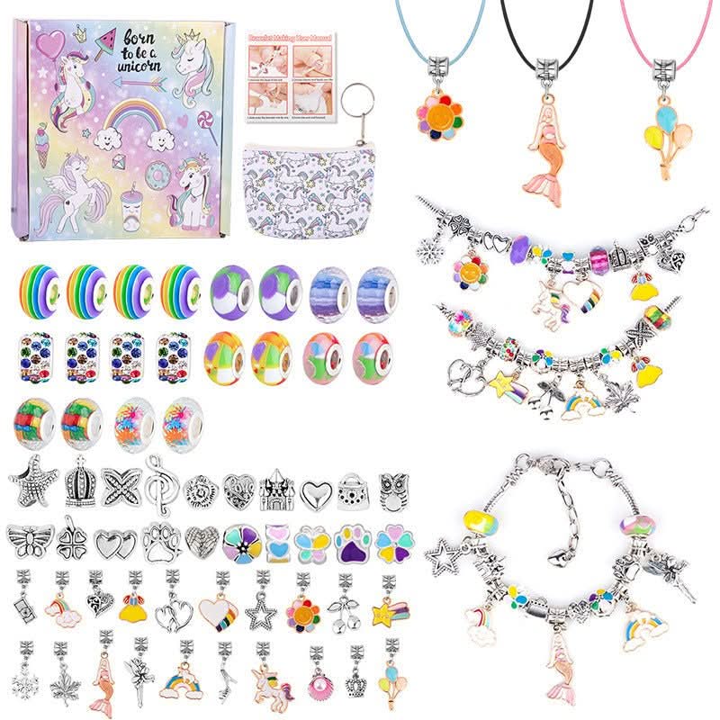 LuminaCraft Creative Bracelet Craft Kit For Girls With Sparkling Charms | Temsk