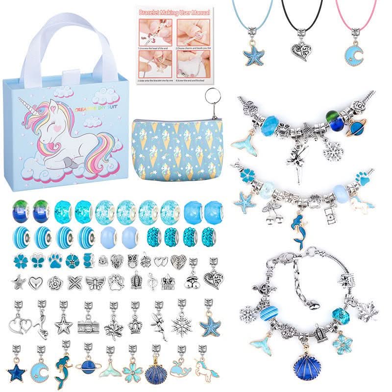 LuminaCraft Creative Bracelet Craft Kit For Girls With Sparkling Charms | Temsk
