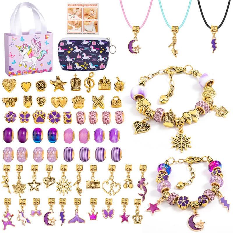LuminaCraft Creative Bracelet Craft Kit For Girls With Sparkling Charms | Temsk