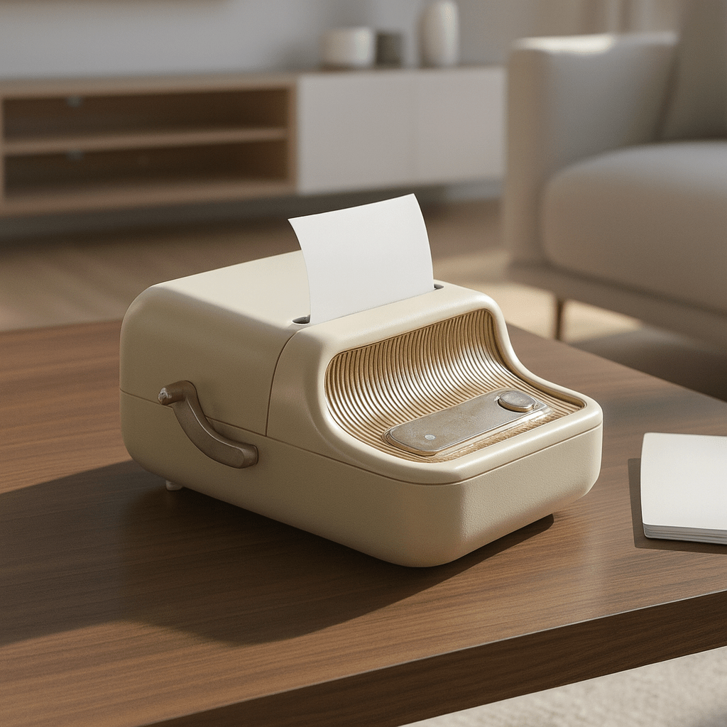 NovaLabel Compact Wireless Mini Thermal Printer Unit | Temsk