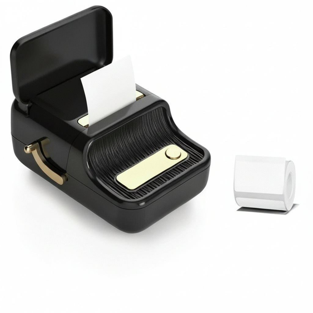 NovaLabel Compact Wireless Mini Thermal Printer Unit | Temsk