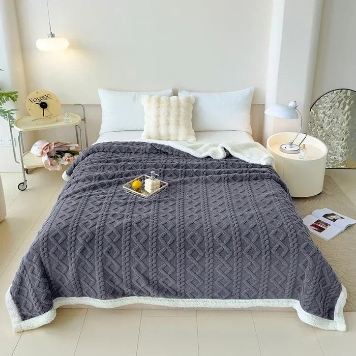 Velvet Haven Cozy Wool Blanket for Home and Office Comfort | Temsk