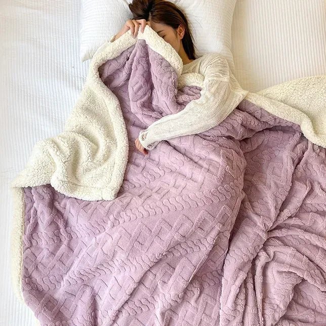 Velvet Haven Cozy Wool Blanket for Home and Office Comfort | Temsk