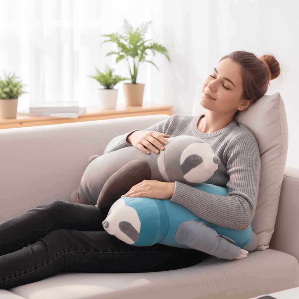 DreamEase Oversized Sloth Plush Toy For Hugging, Napping, And Relaxing | Temsk