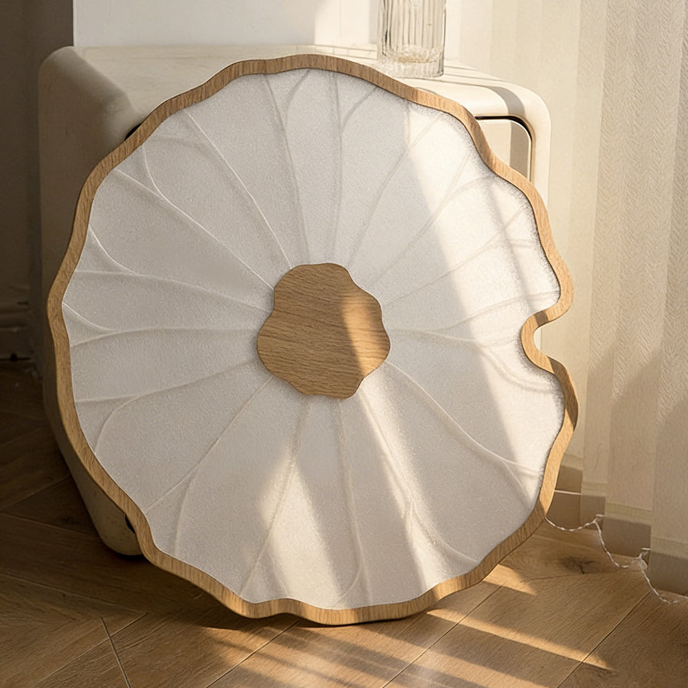 Kulaté LED stropní světlo Lotus Leaf z akrylu pro obývací pokoj a ložnici | Temsk