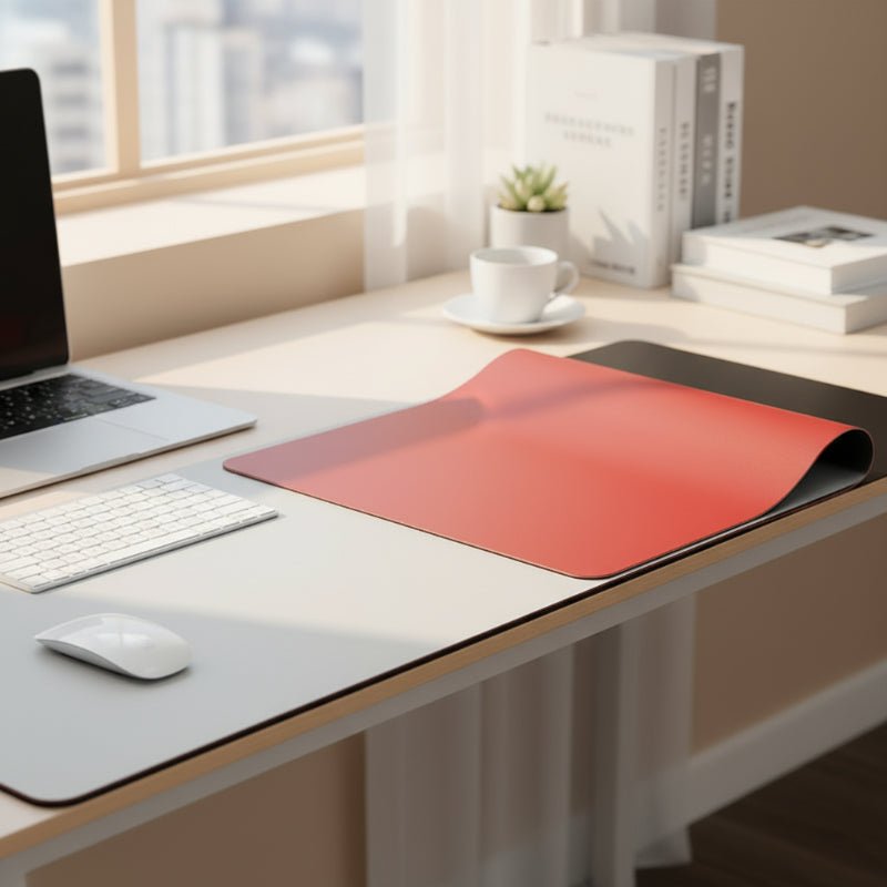 Tappetino da Scrivania NovaDesk Pro in Pelle PU per Controllo Preciso del Mouse | Temsk