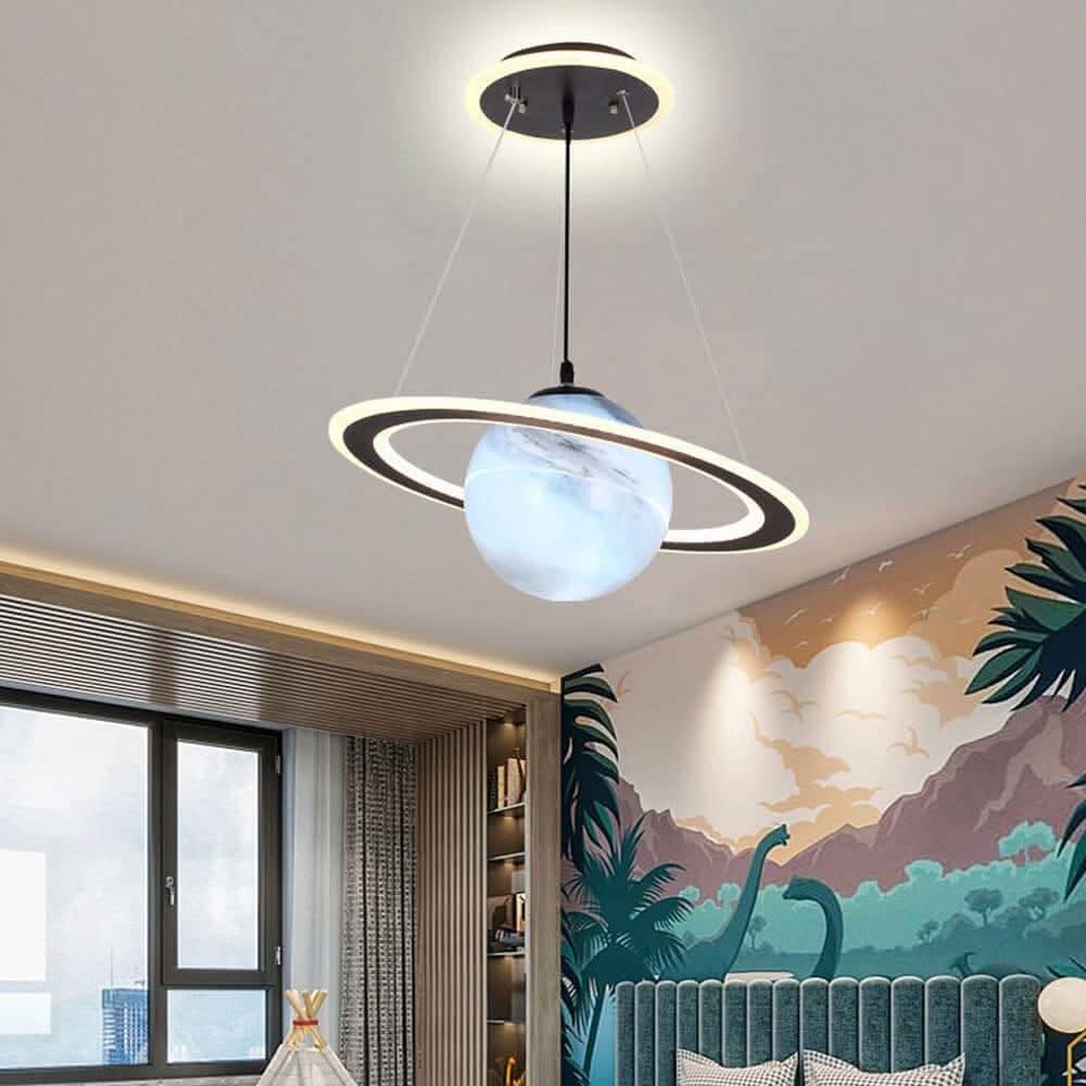 Cosmo Planet Hanging Lamp Imaginative Children's Room Light In Planet Design | Temsk