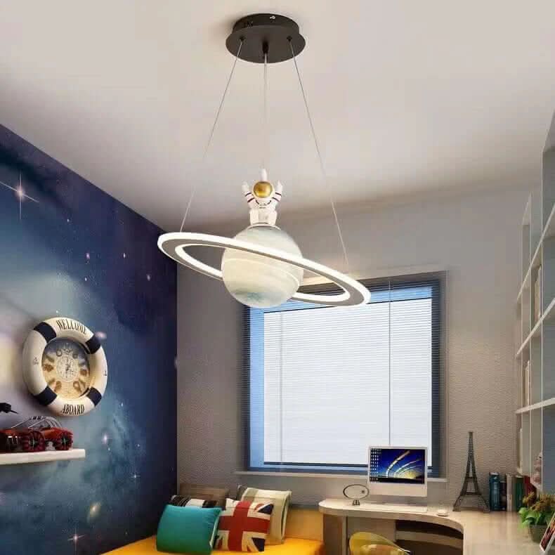 Cosmo Planet Hanging Lamp Imaginative Children's Room Light In Planet Design | Temsk