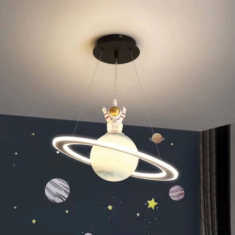 Cosmo Planet Hanging Lamp Imaginative Children's Room Light In Planet Design | Temsk