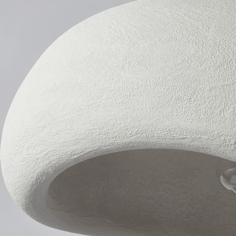 LED Pendant Light With Dome Fiberglass Shade For Modern Ceiling Fixture | Temsk