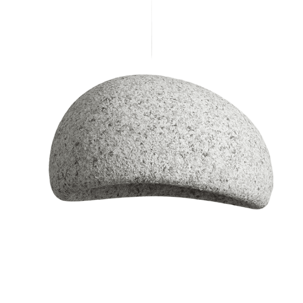 LED Pendant Light With Dome Fiberglass Shade For Modern Ceiling Fixture | Temsk