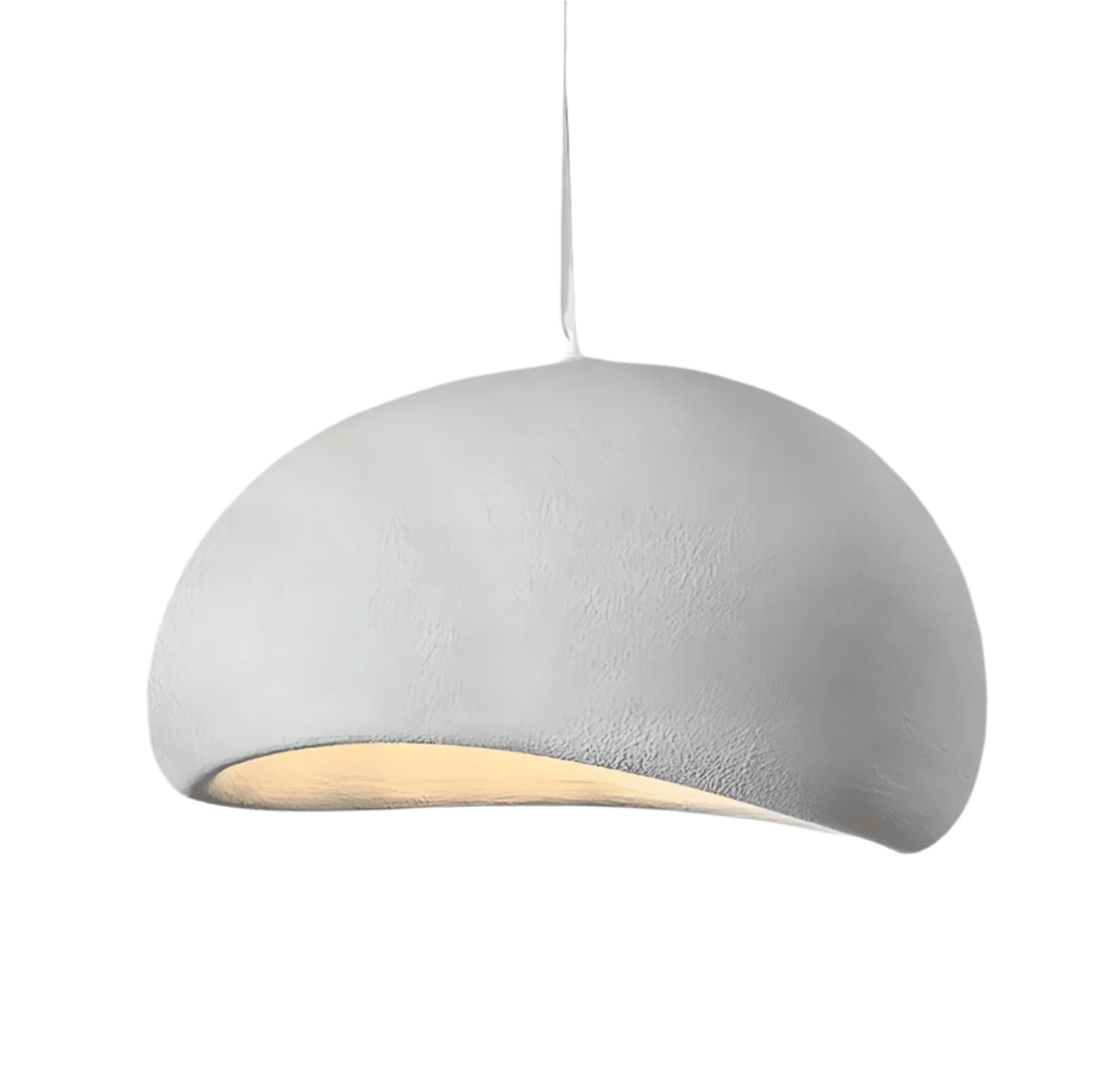 LED Pendant Light With Dome Fiberglass Shade For Modern Ceiling Fixture | Temsk