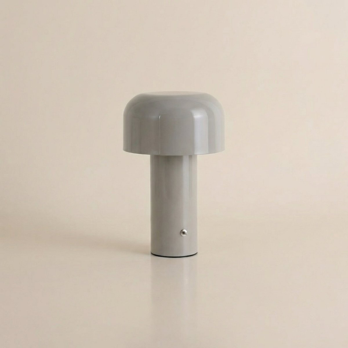 LED Mushroom Design Table Lamp With Metal Base, 12 Inches Tall | Temsk