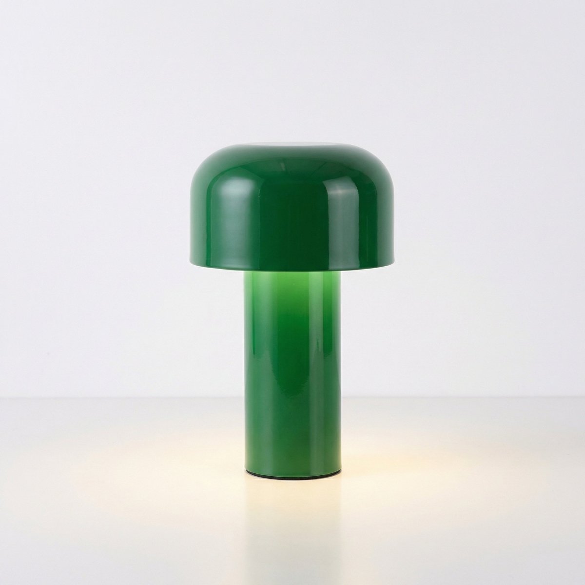 LED Mushroom Design Table Lamp With Metal Base, 12 Inches Tall | Temsk