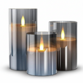 Remote-Controlled Flameless LED Candles, Warm White Decorative Set | Temsk