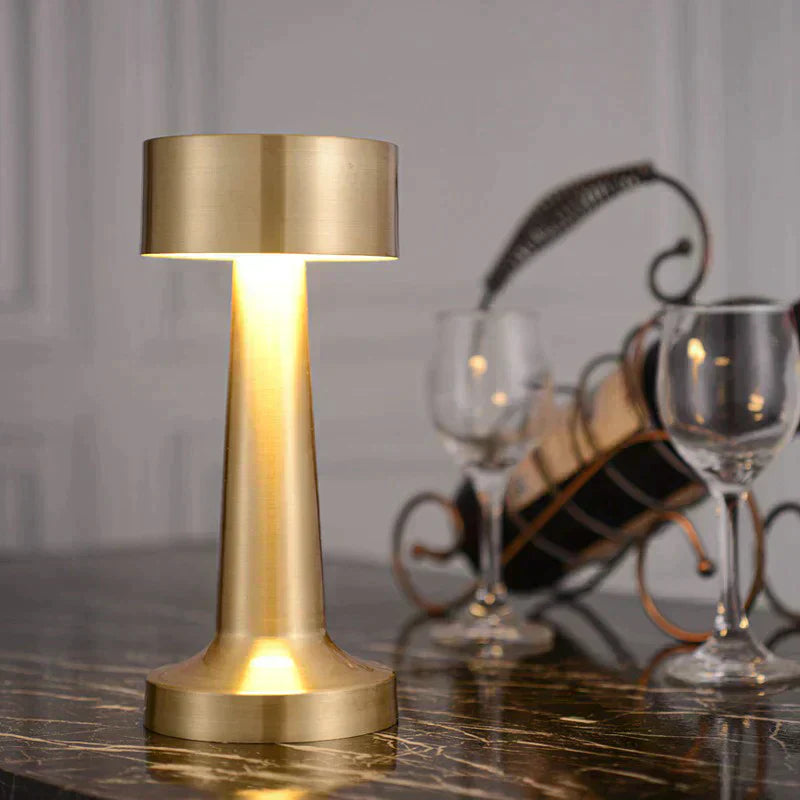 LumaNova Retro LED Wireless Rechargeable Table Lamp For Restaurants | Temsk