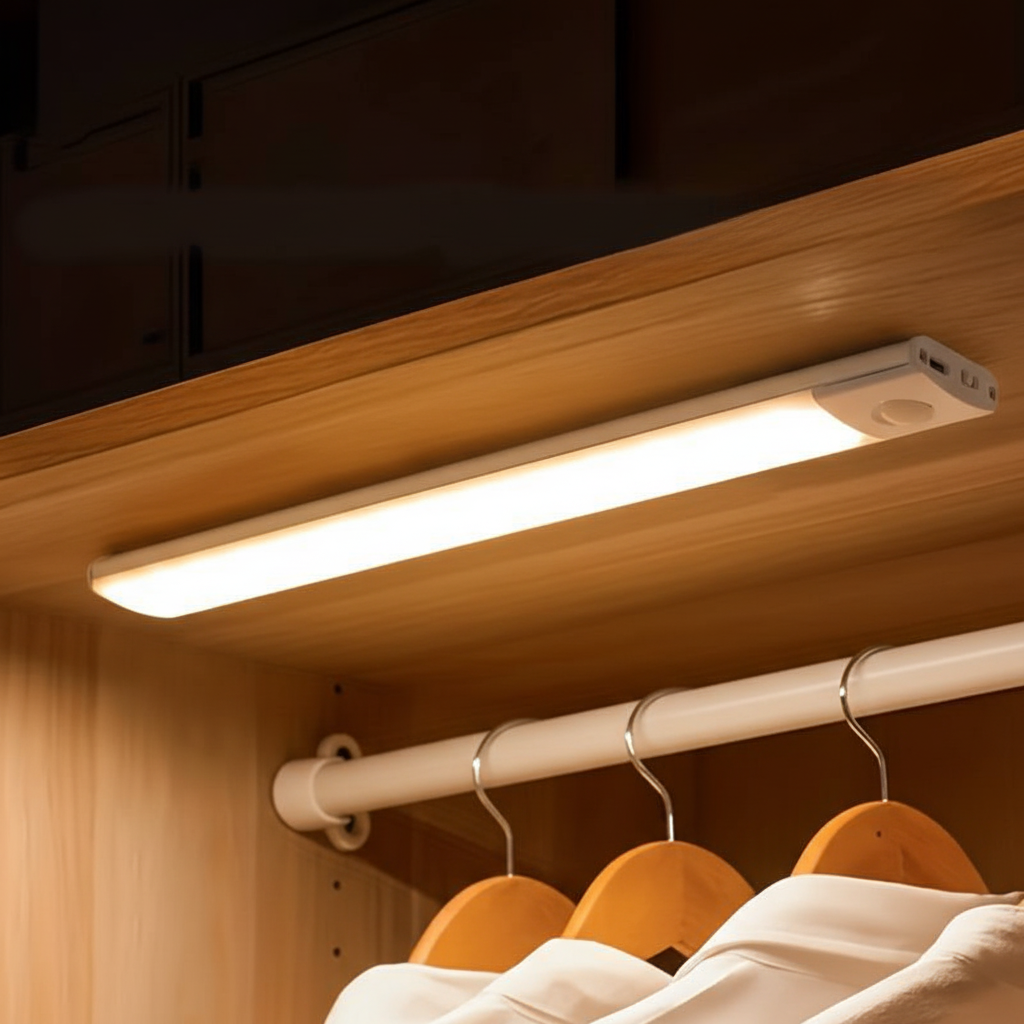 Wireless Rechargeable Motion Sensor Night Light Stick-On | Temsk