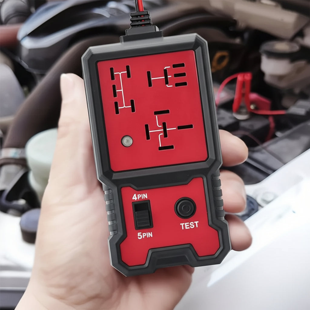 12V Battery Tester With LED Voltage Indicator For Cars | Temsk