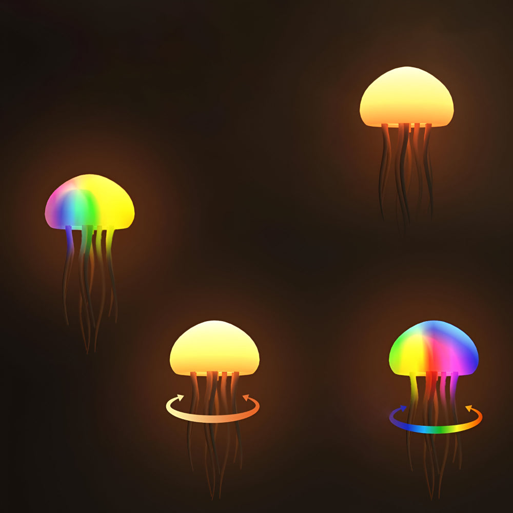LED Jellyfish Mood Light For Calm Ambient Night Decor | Temsk