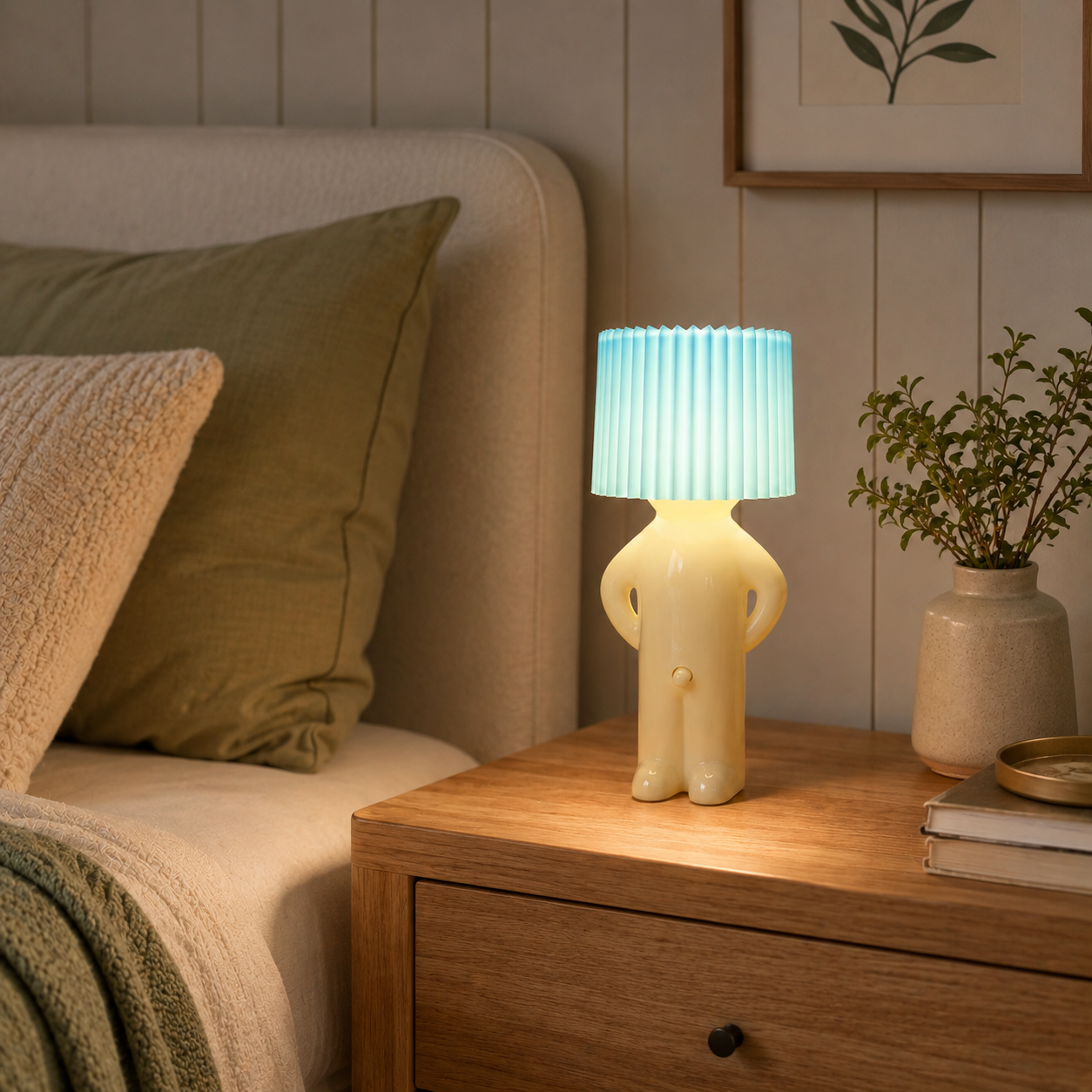 Verspielte moderne LED-Tischlampe für Zuhause oder Büro | Temsk