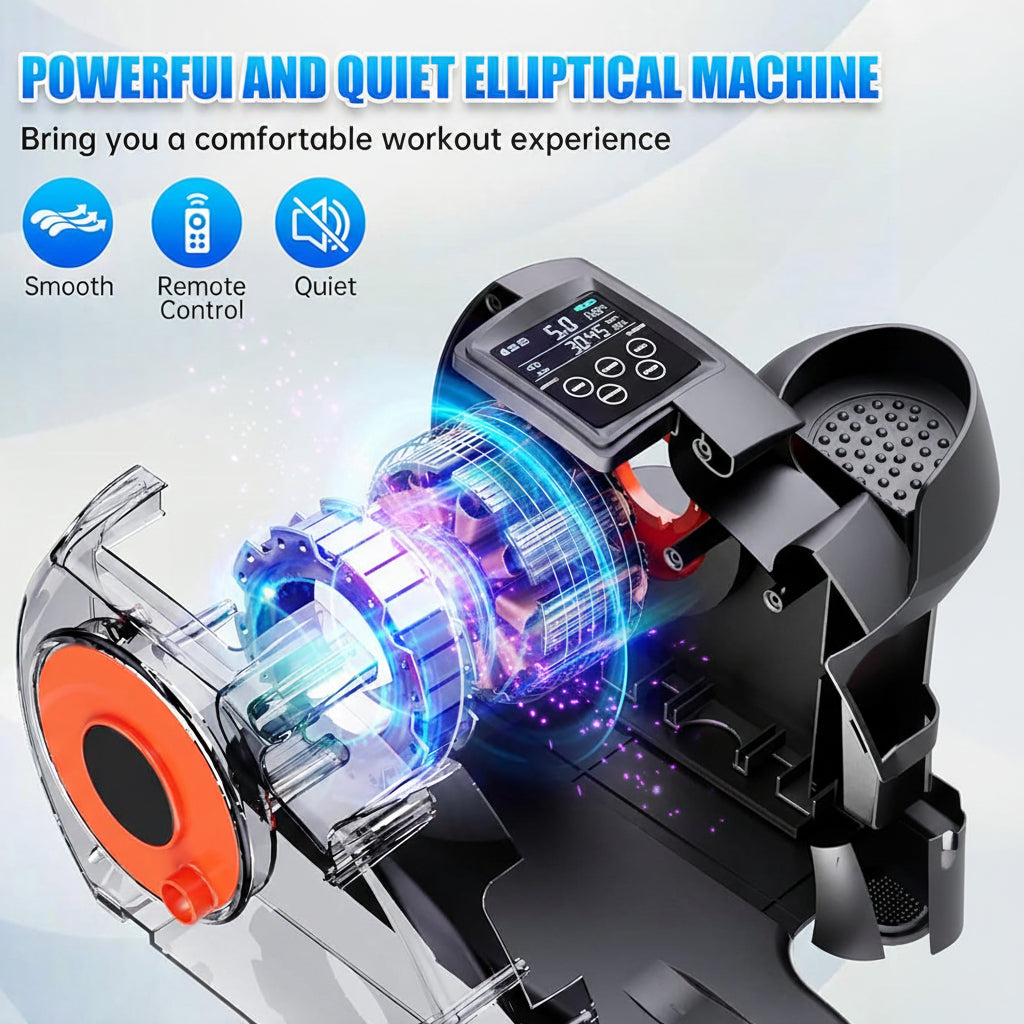 Compact Desk Elliptical Exerciser For Seated Leg Workouts At Home | Temsk