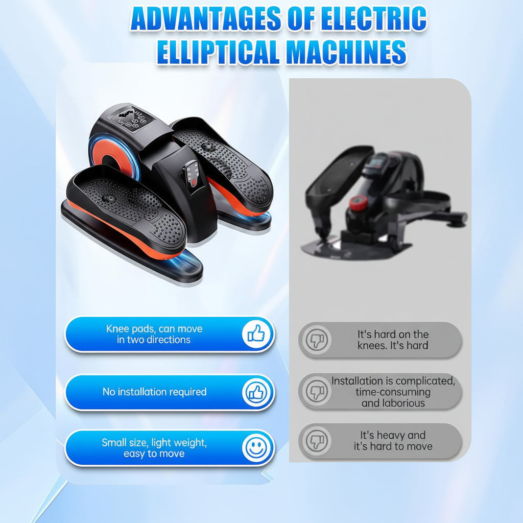 Compact Desk Elliptical Exerciser For Seated Leg Workouts At Home | Temsk