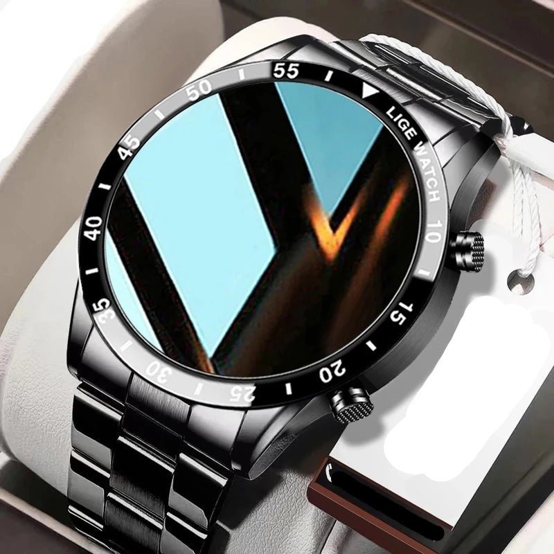 Aurelian Luxury Bluetooth Smartwatch With Full Touchscreen and Stainless Steel Band | Temsk