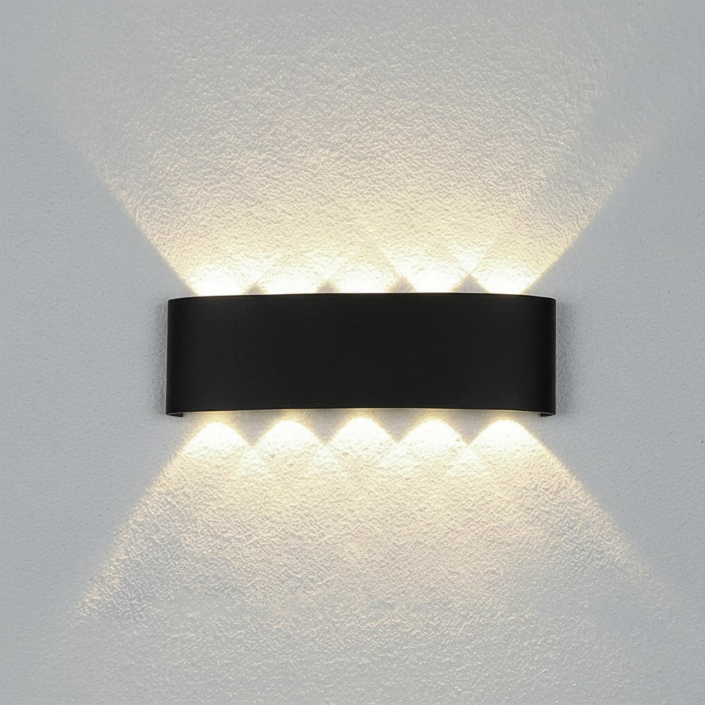 Moderner wasserdichter minimalistischer LED-Wandfluter für Innen- und Außenbeleuchtung | Temsk