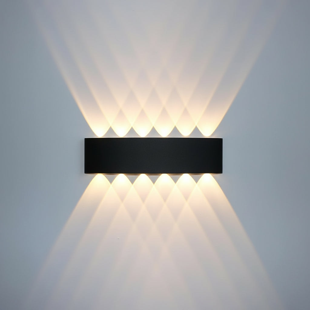 Moderner wasserdichter minimalistischer LED-Wandfluter für Innen- und Außenbeleuchtung | Temsk